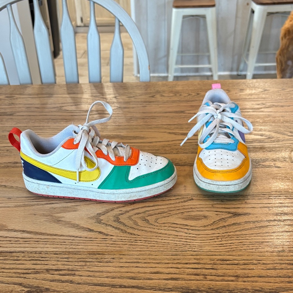 Nike Kids Sneakers - Green, Yellow, Blue, Orange